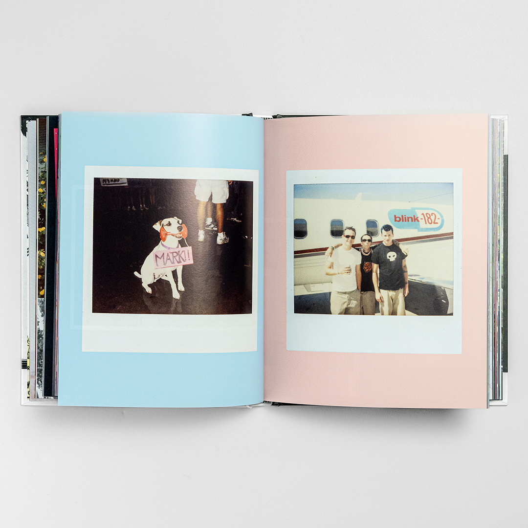 A double page spread featuring photos from inside the edition.